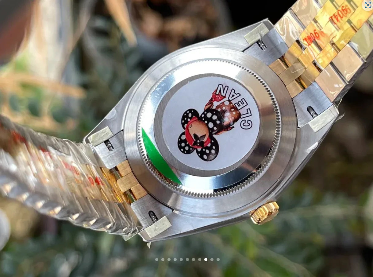 클린공장 롤렉스 데이트저스트 그레이 로만다이얼 콤비 쥬빌 41mm 126333