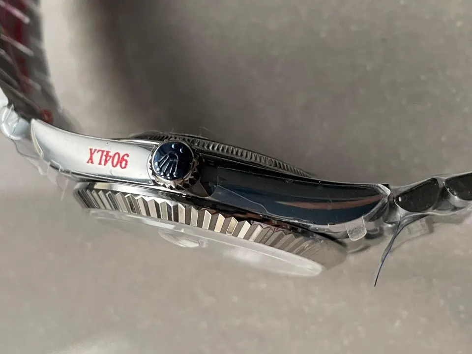 QF공장 롤렉스 데이데이트 그라데이션 청판 로만 다이얼 화이트 골드 금통 (텅스텐 헤비버전) 40mm 228239