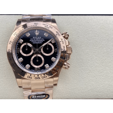 BT공장 롤렉스 데이토나 블랙 8P 다이얼 로즈골드 골드 금통 116505