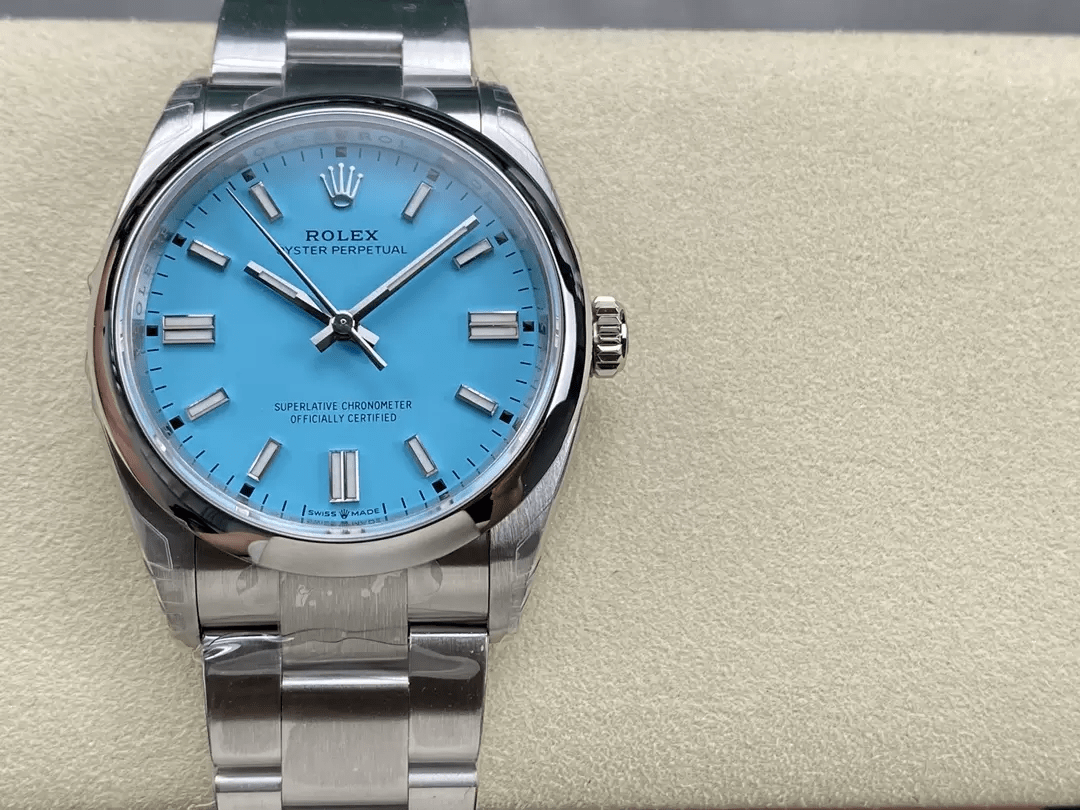 VS공장 롤렉스 오이스터 퍼페츄얼 터콰이즈 다이얼 돔베젤 36mm 오이스터 126000