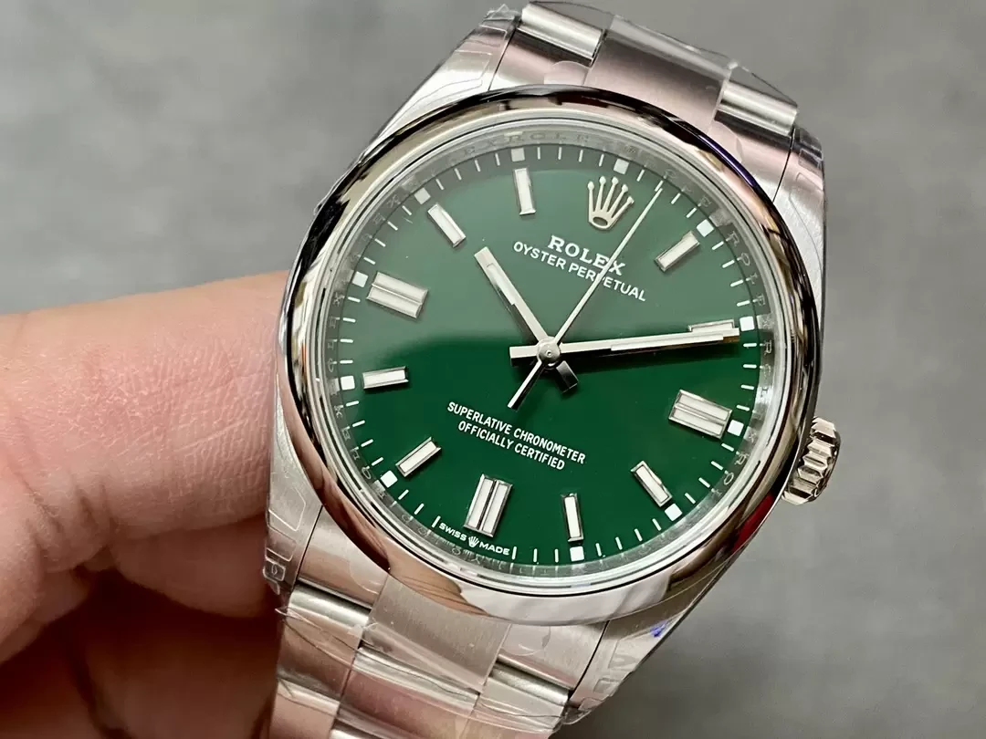 VS공장 롤렉스 오이스터 퍼페츄얼 그린 다이얼 돔베젤 36mm 오이스터 126000