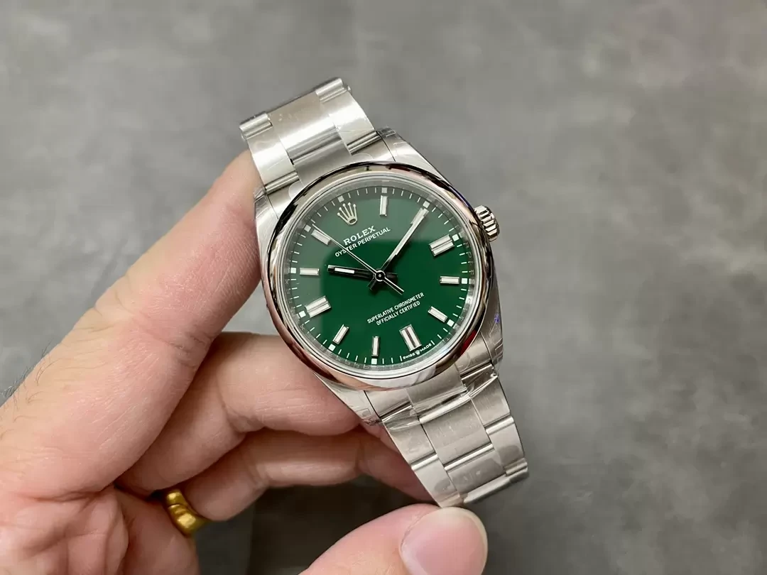 VS공장 롤렉스 오이스터 퍼페츄얼 그린 다이얼 돔베젤 36mm 오이스터 126000