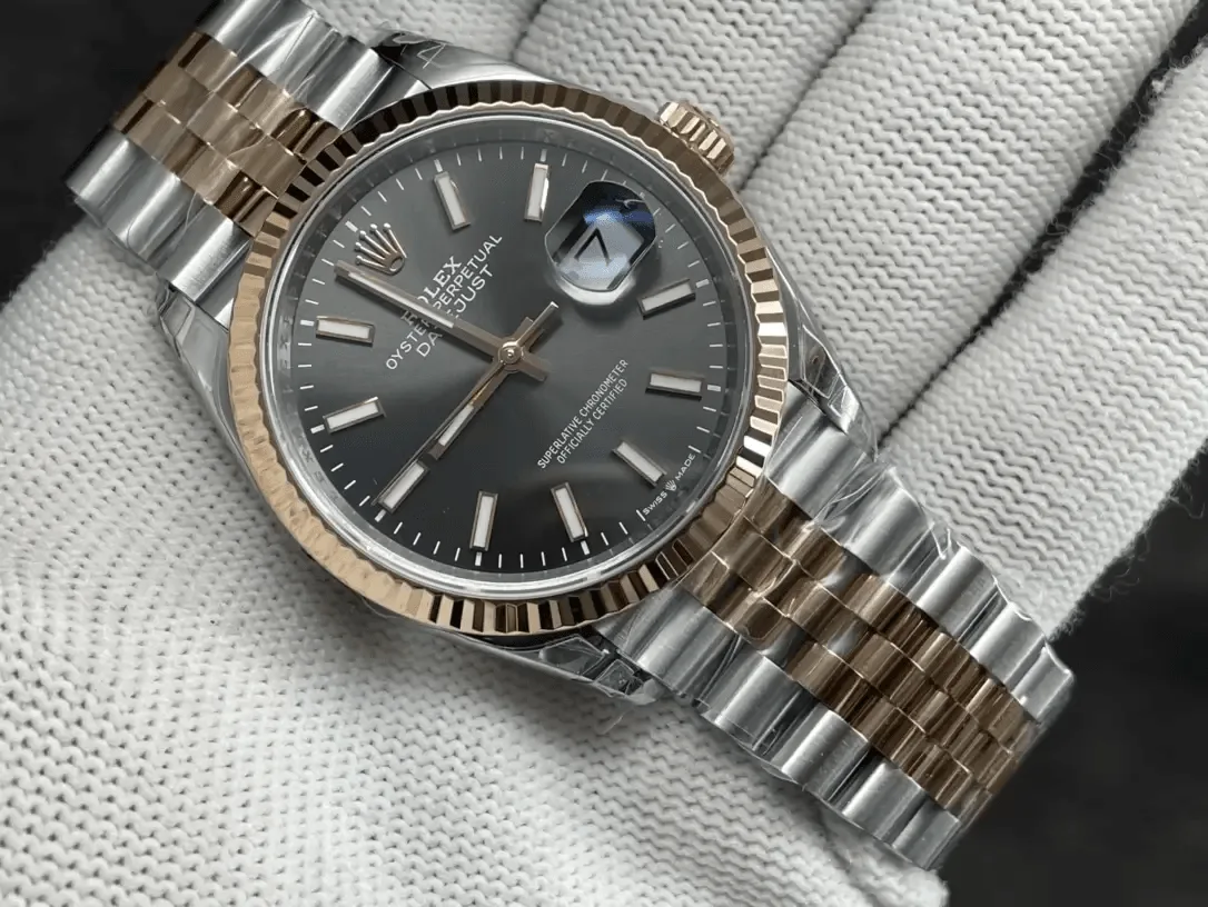 VS공장 롤렉스 데이저스트 그레이 다이얼 36mm 로즈골드 콤비