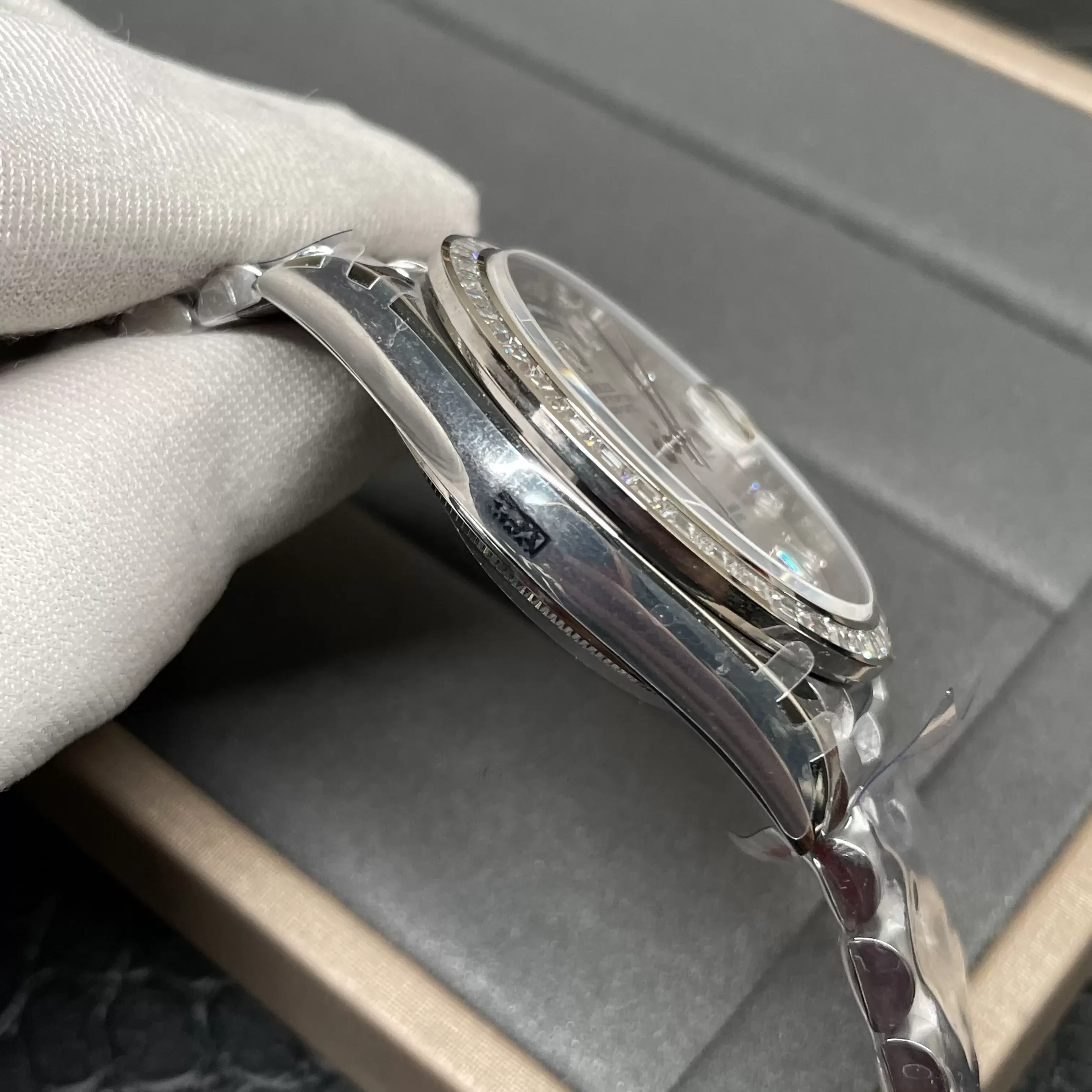 GM공장 V3 롤렉스 데이데이트 메테오 다이아 다이얼 바게트 다이아 베젤 m228236