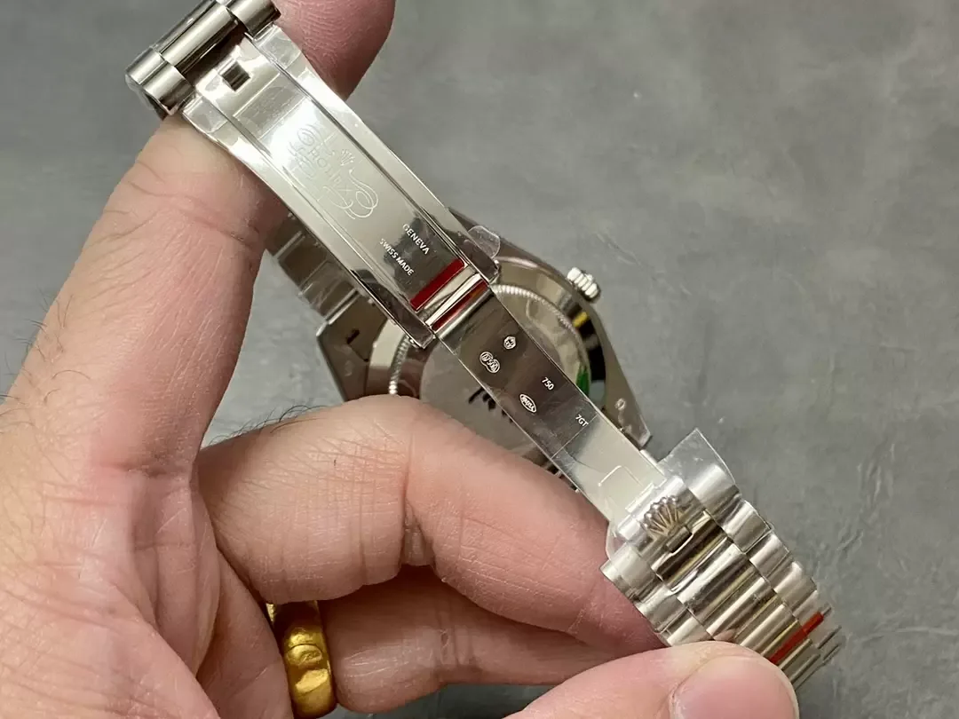 GM공장 V3 롤렉스 데이데이트 그린 아랍 다이얼 바게트 스무스 베젤 m228236