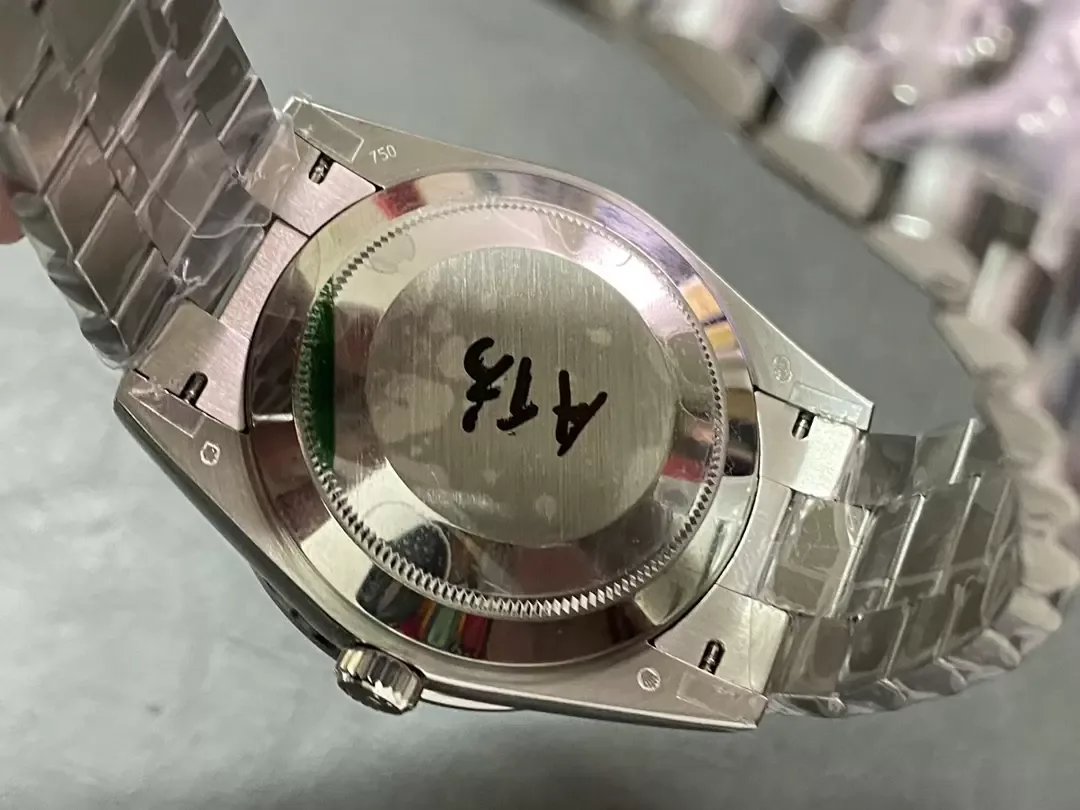 GM공장 V3 롤렉스 데이데이트 그린 아랍 다이얼 바게트 다이아 베젤 m228236