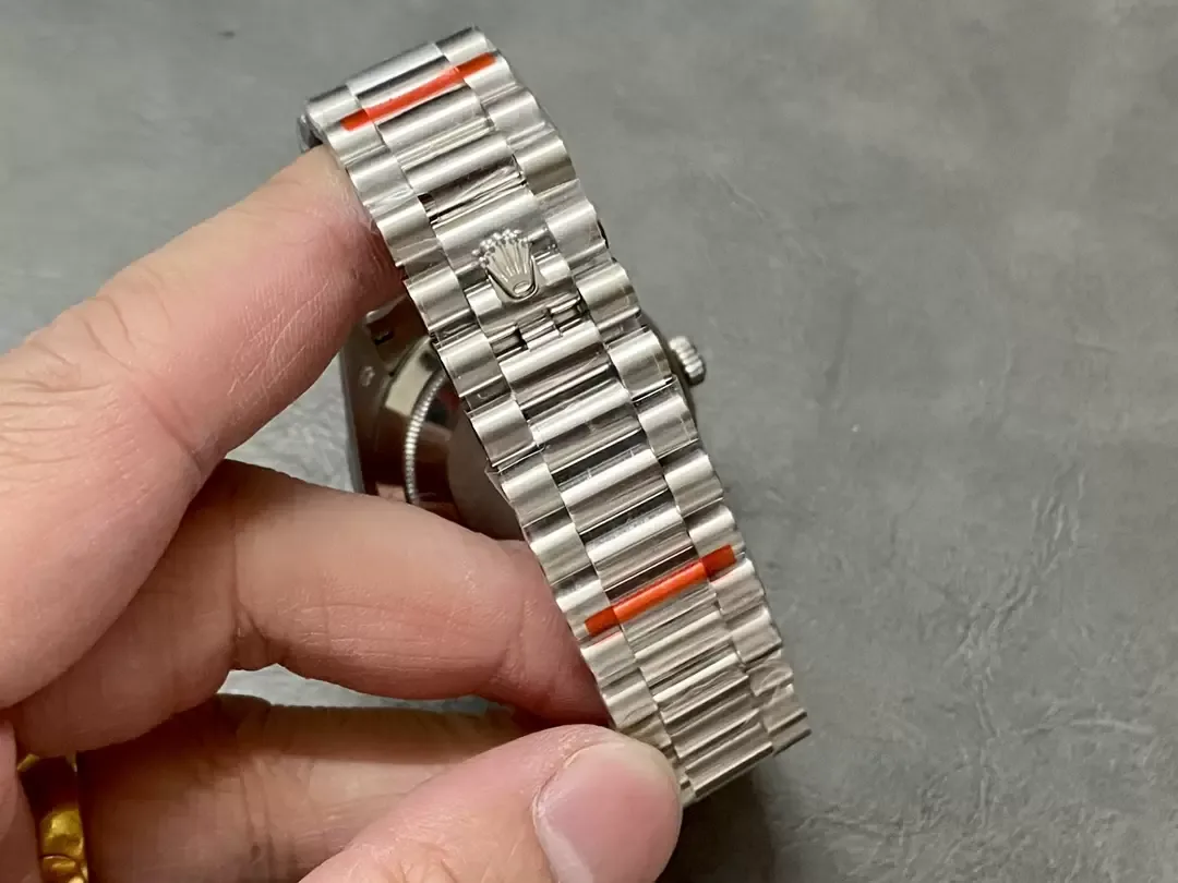 GM공장 V3 롤렉스 데이데이트 그린 아랍 다이얼 바게트 다이아 베젤 m228236