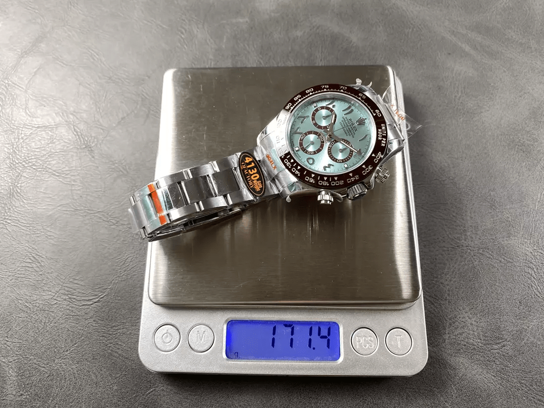 QF공장 롤렉스 코스모그래프 데이토나 플래티넘 아랍 다이얼 화이트 골드 금통 m126506