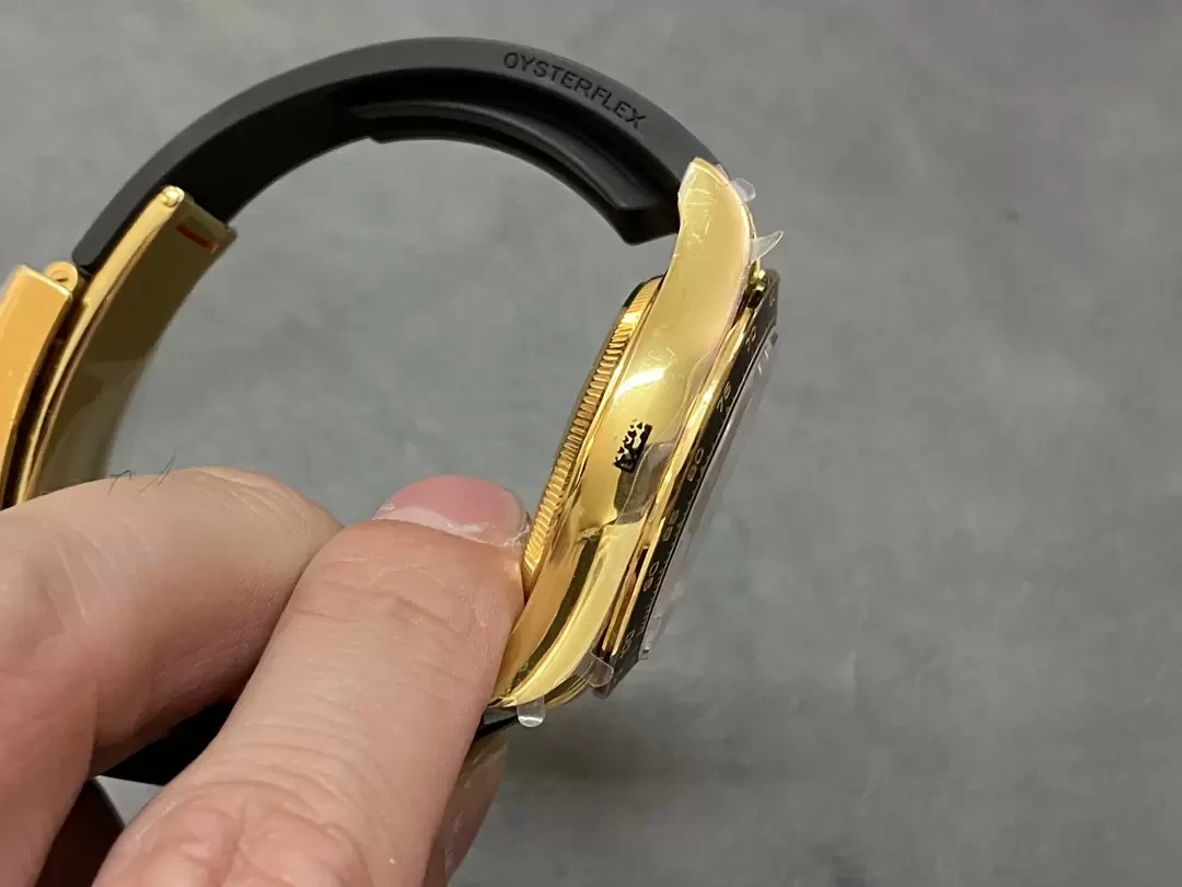 QF공장 롤렉스 코스모그래프 데이토나 샴폐인 다이얼 옐로우골드 금통 러버밴드 m126518