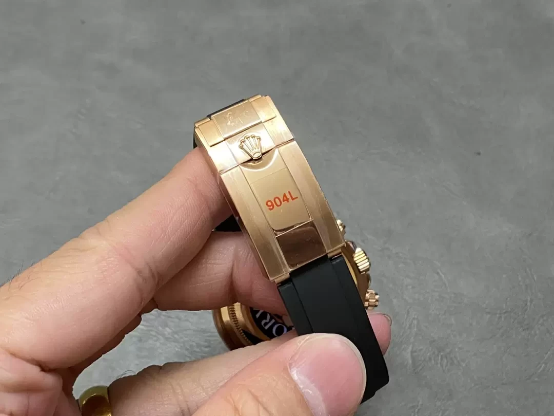 QF공장 롤렉스 코스모그래프 데이토나 썬더스트 다이얼 로즈골드 금통 러버밴드 m126515