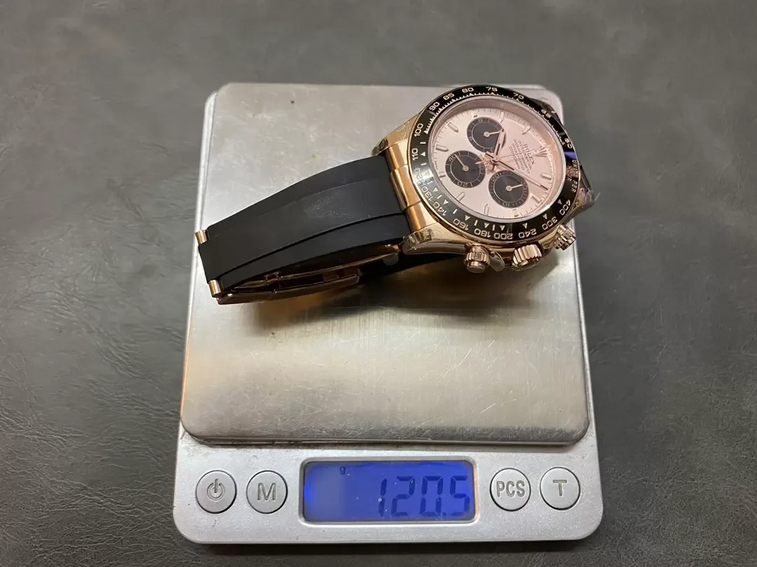 QF공장 롤렉스 코스모그래프 데이토나 썬더스트 다이얼 로즈골드 금통 러버밴드 m126515