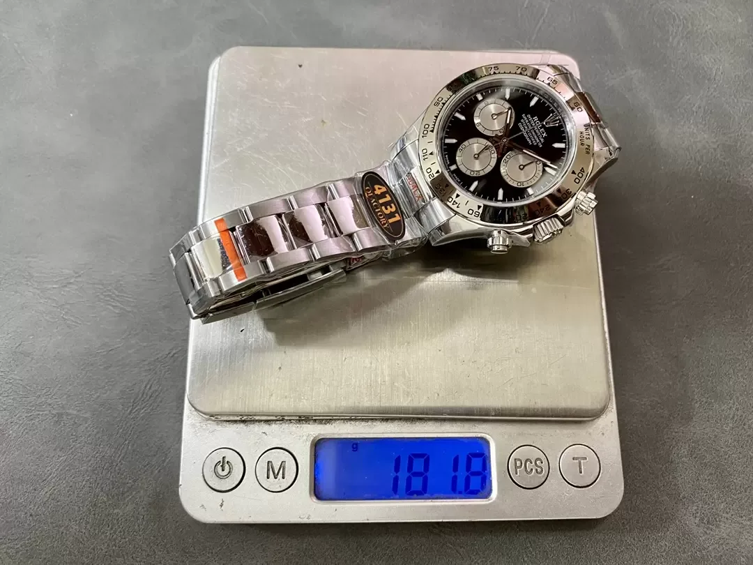 QF공장 롤렉스 코스모그래프 데이토나 블랙 다이얼 m126509