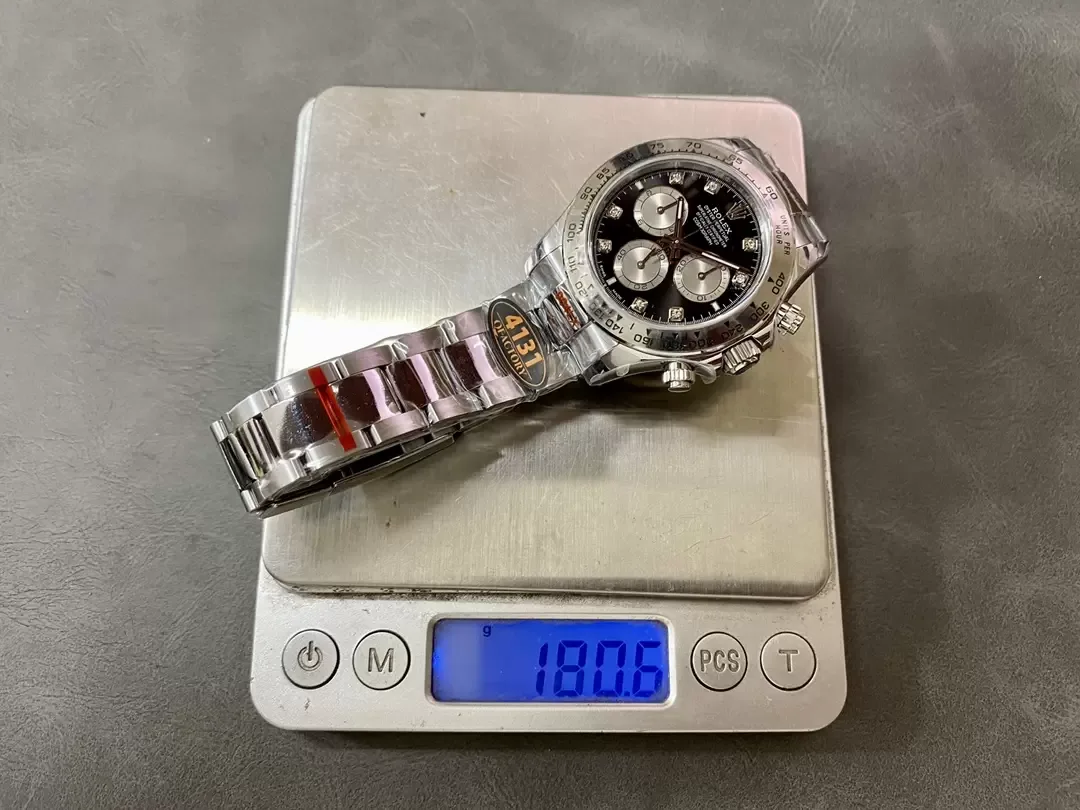 QF공장 롤렉스 코스모그래프 데이토나 블랙 8P 다이얼 m126509