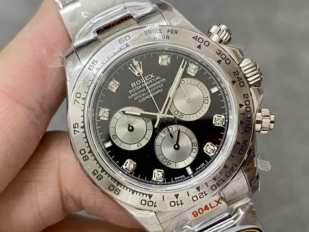 QF공장 롤렉스 코스모그래프 데이토나 블랙 8P 다이얼 m126509