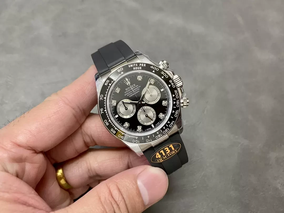 QF공장 롤렉스 코스모그래프 데이토나 M126519LN-0006 검판 8P 다이얼
