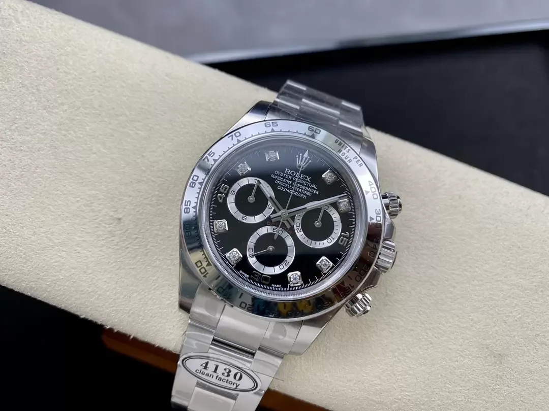 클린공장 롤렉스 데이토나 크로노그래프 검판 다이얼 8P다이 SS 브레이슬릿 40mm 116509