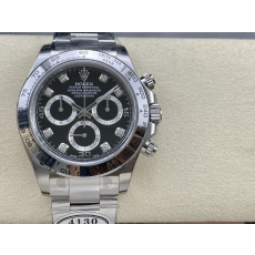 클린공장 롤렉스 데이토나 크로노그래프 검판 다이얼 8P다이 SS 브레이슬릿 40mm 116509