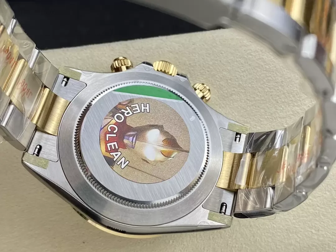 클린공장 롤렉스 데이토나 크로노그래프 검판 다이얼 8P다이아 YG 콤비 40mm 116503
