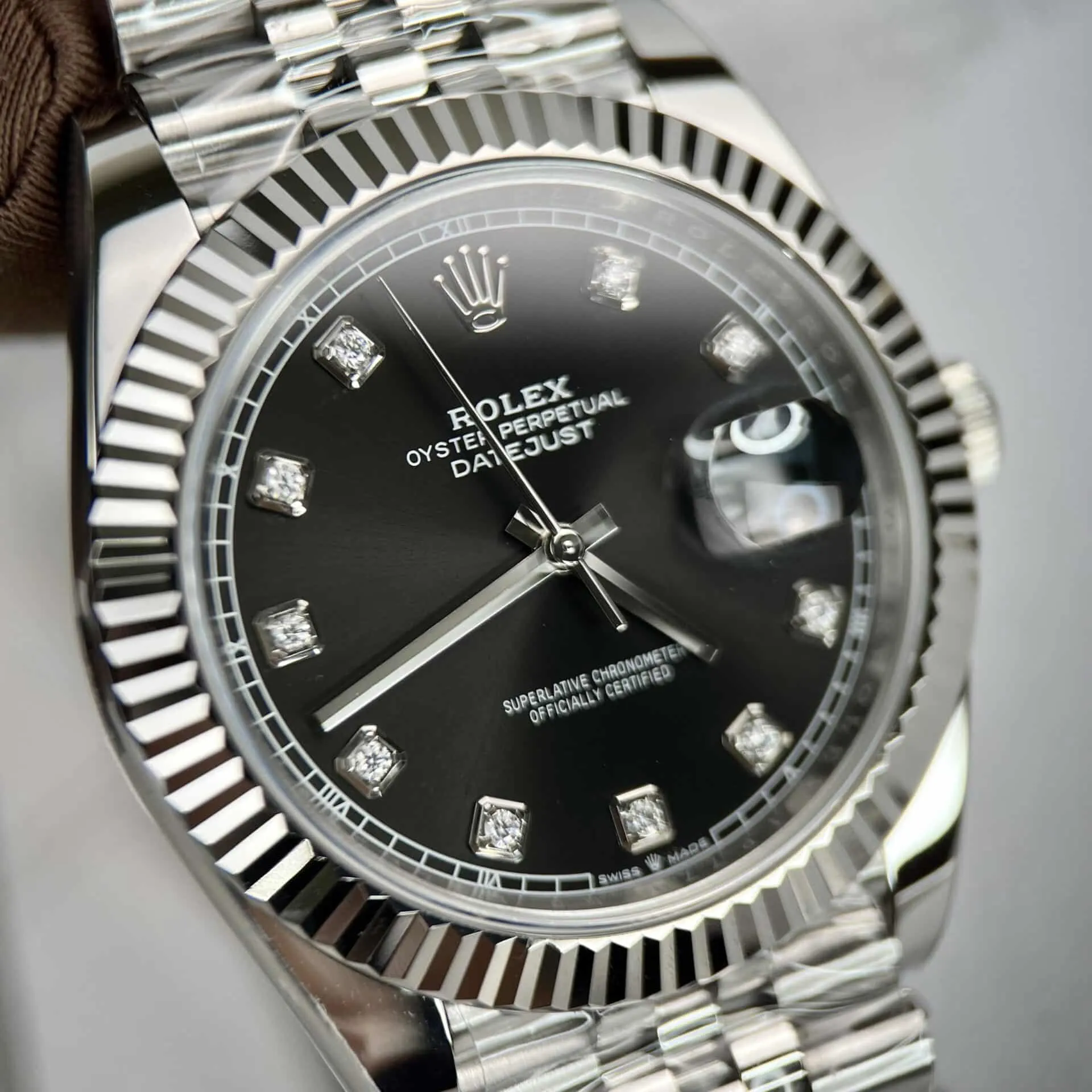 클린공장 롤렉스 데이저스트 검판 10P 다이얼 41mm 쥬빌레 m126334