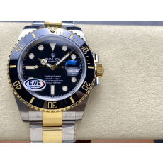 EW공장 롤렉스 서브마리너 신형 블랙 다이얼 콤비 41mm m126613ln