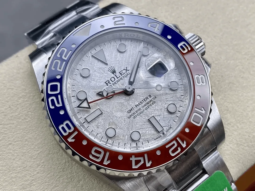 C+공장 롤렉스 GMT마스터 2 펩시 메테오 다이얼 오이스터 m126719blro