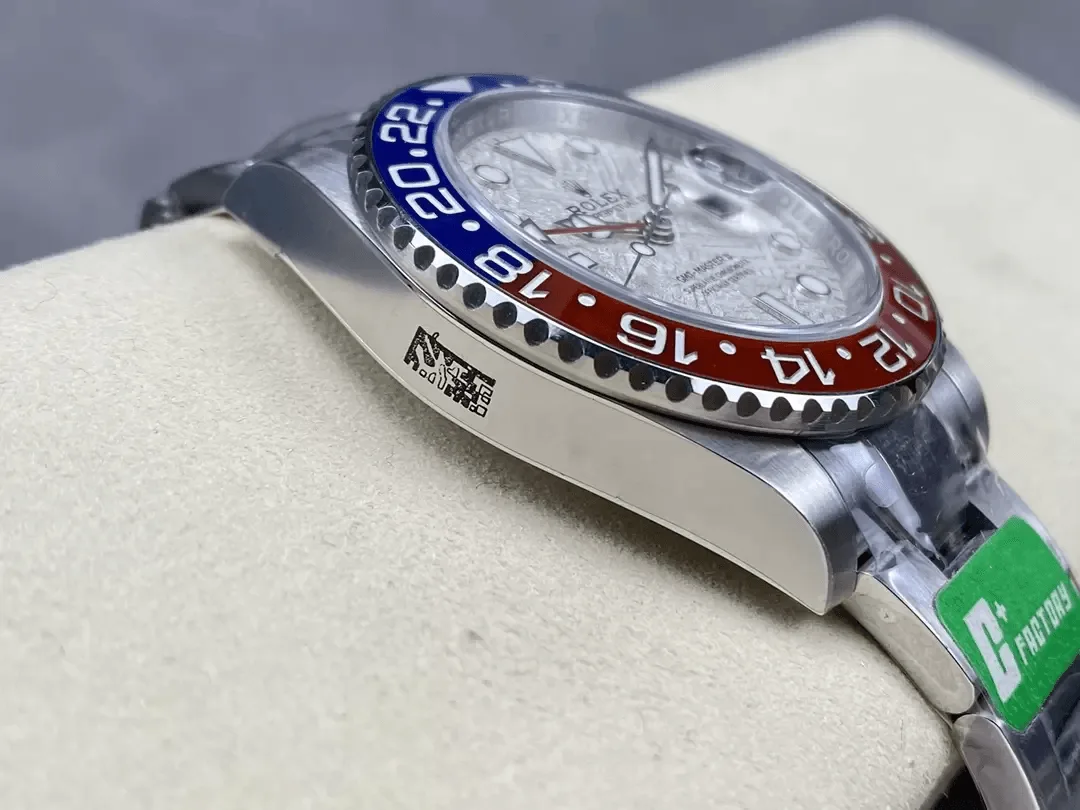 C+공장 롤렉스 GMT마스터 2 펩시 메테오 다이얼 오이스터 m126719blro