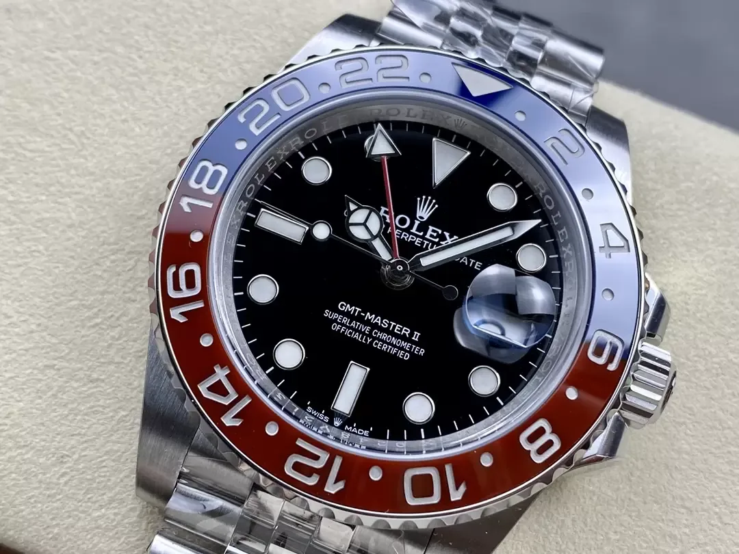 C+공장 롤렉스 GMT마스터 2 펩시 쥬빌레 m126710blro