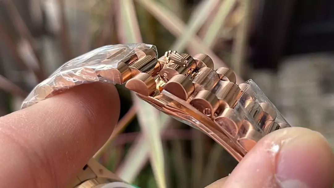 KF공장 롤렉스 데이데이트 브라운 다이얼 로즈골드 금통 40mm 228235