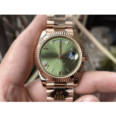 KF공장 롤렉스 데이데이트 올리브 그린 다이얼 로즈골드 금통 40mm 228235