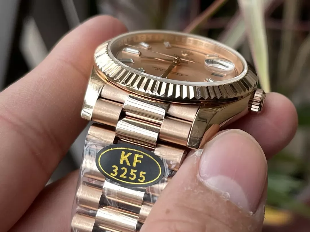 KF공장 롤렉스 데이데이트 썬더스트 다이아 다이얼 로즈골드 금통 40mm 228235