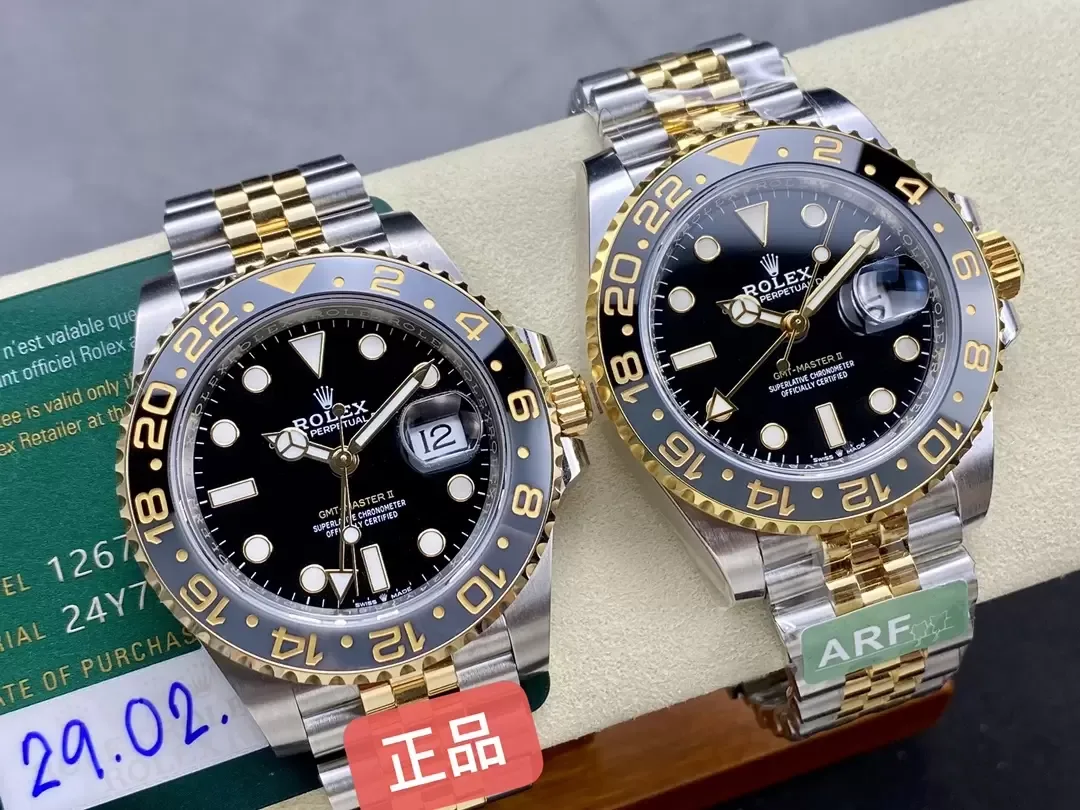 ARF공장 롤렉스 GMT 마스터2 호랑이 쥬빌레 m126713grnr