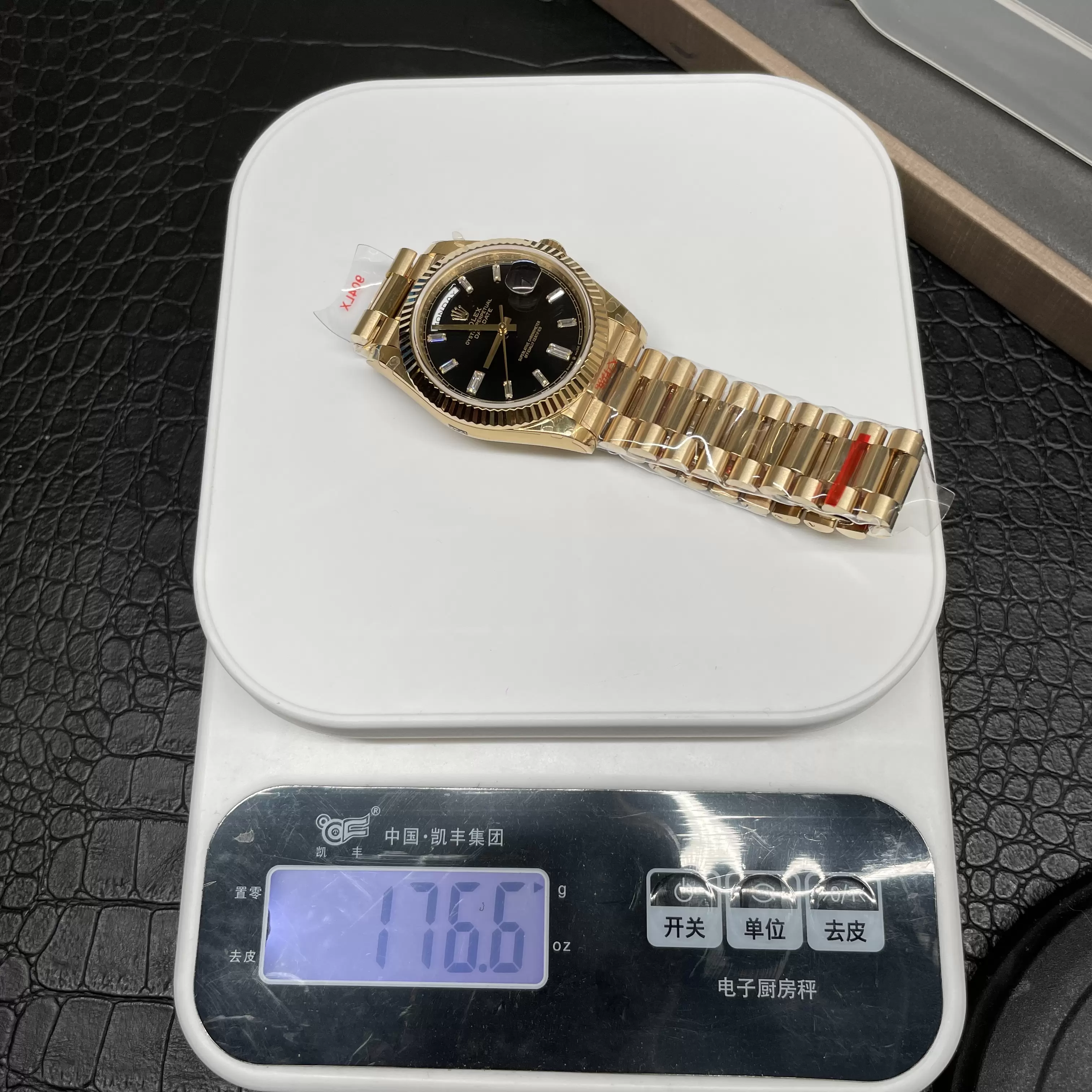 GM공장 V3 롤렉스 데이데이트 블랙 다이아 다이얼 로즈골드 금통 40mm 228235