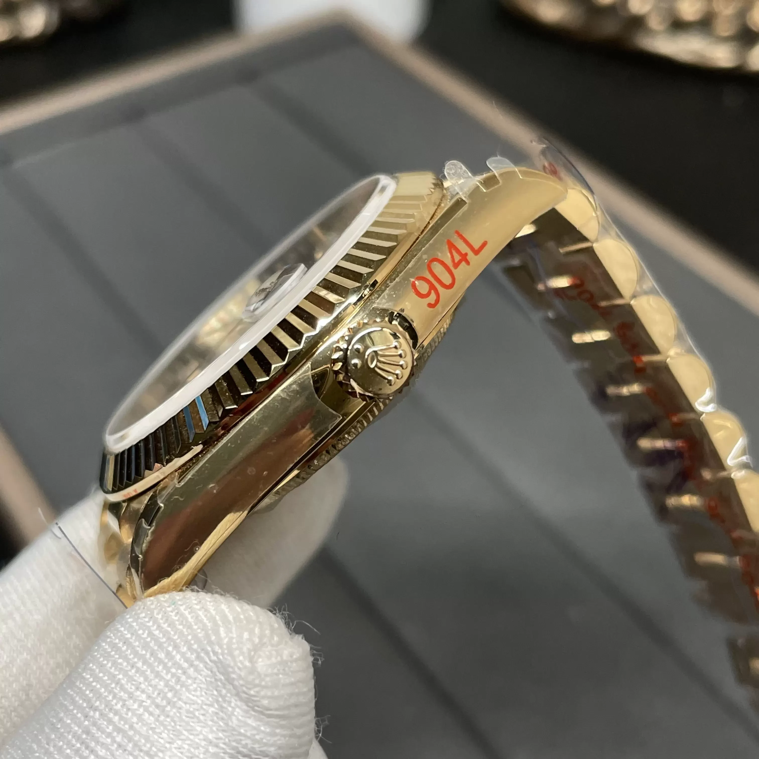 GM공장 V3 롤렉스 데이데이트 블랙 다이아 다이얼 로즈골드 금통 40mm 228235