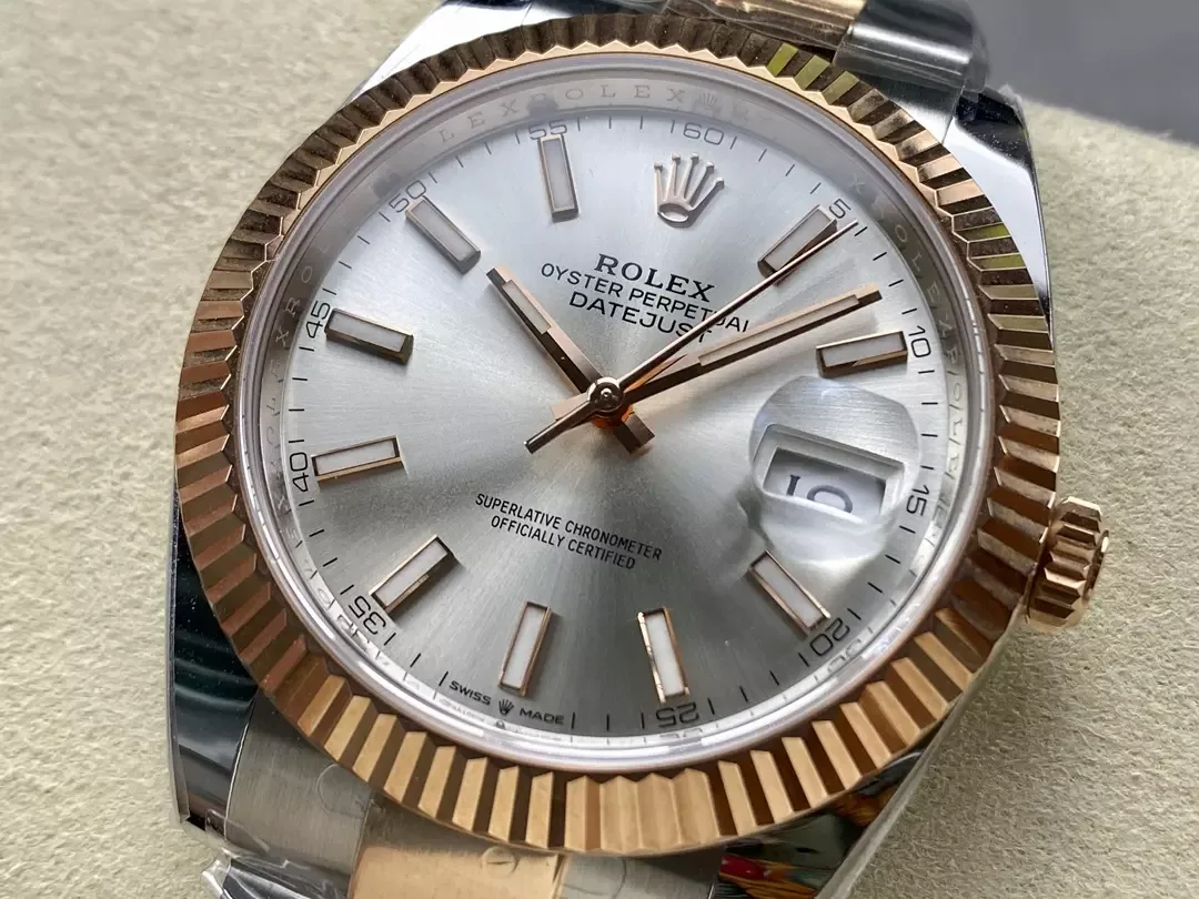 ARF공장 롤렉스 데이저스트 실버 다이얼 로즈골드 콤비 오이스터 41mm