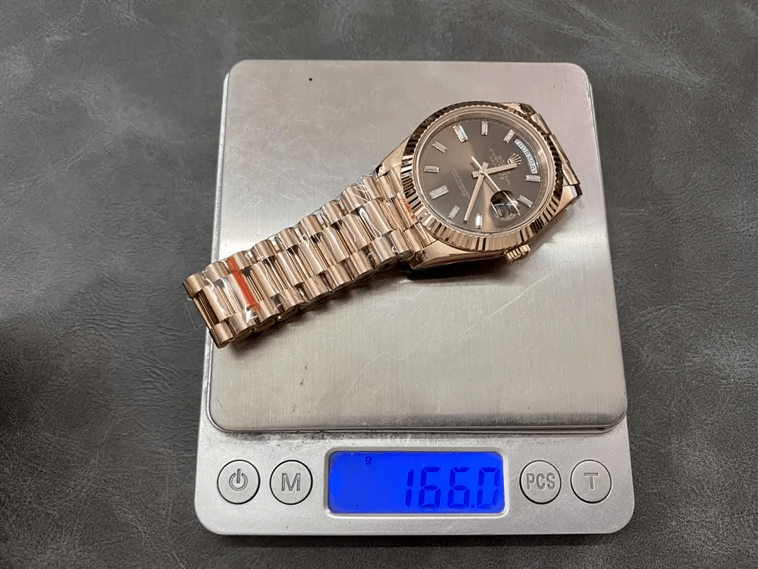 GM공장 V3 롤렉스 데이데이트 브라운 다이아 다이얼 로즈골드 금통 40mm 228235