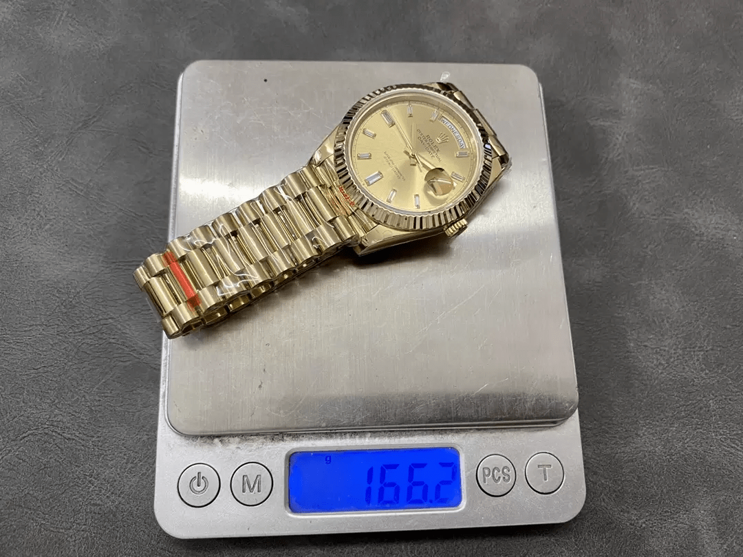 GM공장 V3 롤렉스 데이데이트 샴폐인 다이아 다이얼 옐로우 골드 금통 40mm 228235