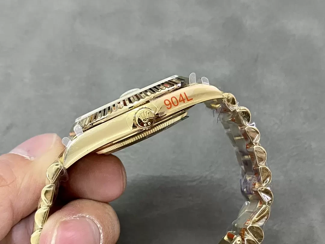 GM공장 V3 롤렉스 데이데이트 샴폐인 다이아 다이얼 옐로우 골드 금통 40mm 228235