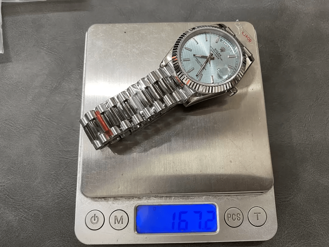 GM공장 V3 롤렉스 데이데이트 플래티넘 와플 다이얼 화이트 골드 금통 40mm m228236