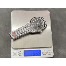 GM공장 V3 롤렉스 데이데이트 블랙 다이아 다이얼 화이트 골드 금통 40mm m228236