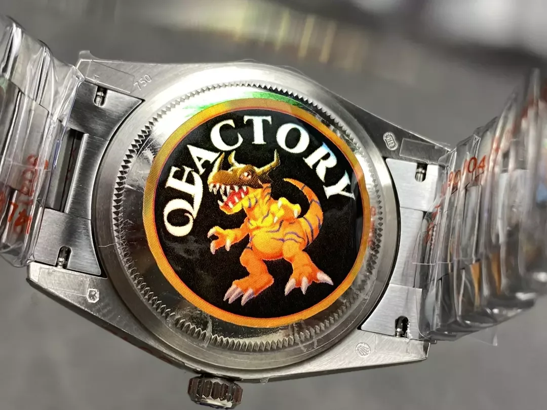 QF공장 롤렉스 데이데이트 플래티넘 다이얼 바게트다이아 화이트 골드 금통 36mm 128236