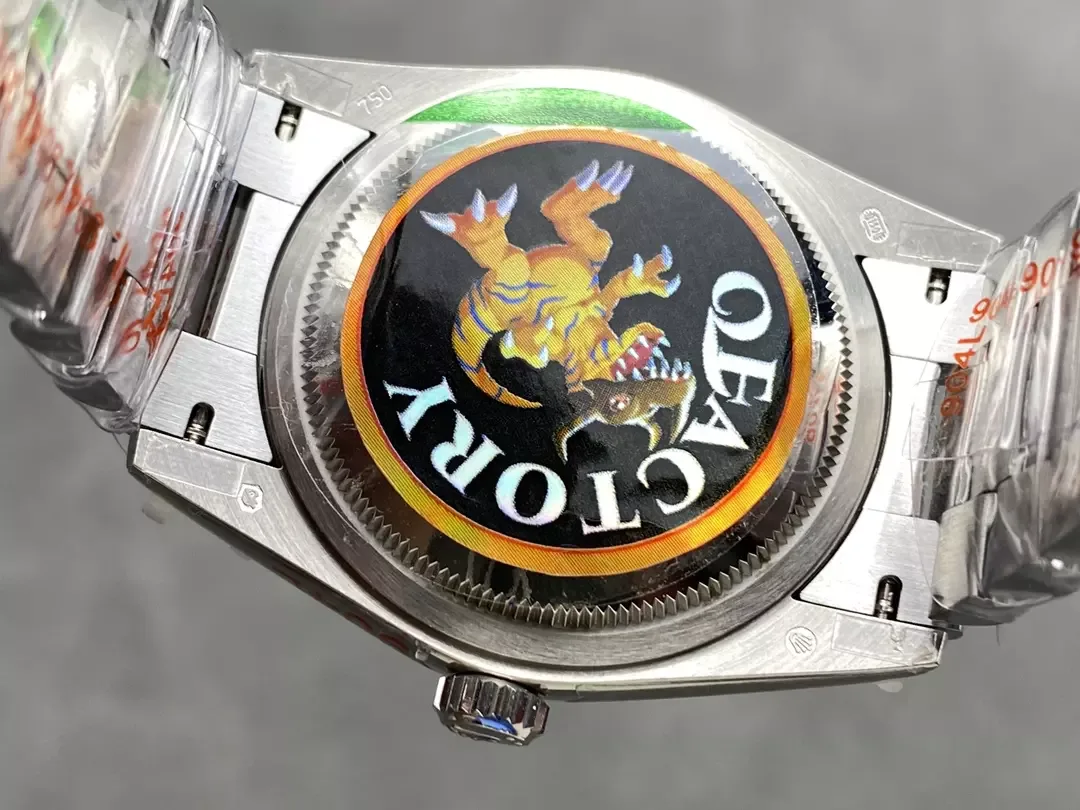 QF공장 롤렉스 데이데이트 청판 다이얼 바인덱스 화이트골드 금통 36mm 128236