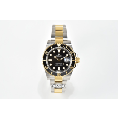 클린공장 롤렉스 서브마리너 검판 다이얼 옐로우 골드 콤비 40mm 116613