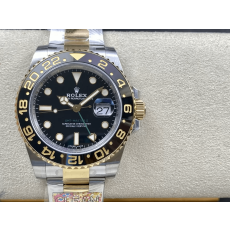 클린공장 롤렉스 GMT마스터 2 블랙 다이얼 콤비 오이스터 40mm 116713 LN