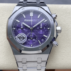 APS공장 오데마피게 로얄오크 크로노그래프 퍼플 다이얼 41mm 26240