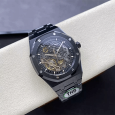 THB 공장 오데마피게 15416CE 로얄오크 블랙 세라믹 더블밸런스 오픈워크