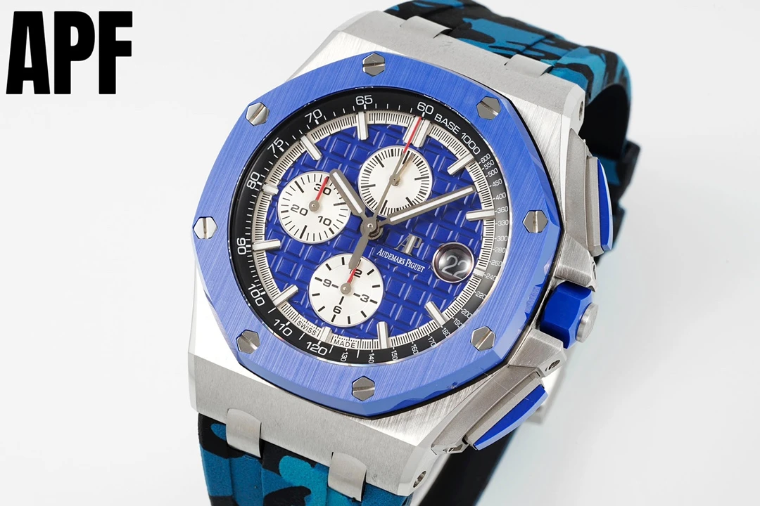 APF공장 오데마피게 로얄오크 오프셔 청판 다이얼 44mm 26400SO.OO.A335CA.01