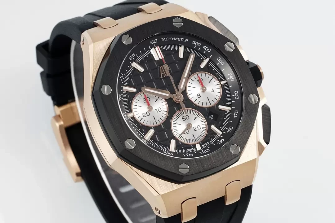 APF공장 오데마피게 로얄오크 오프셔 신형 블랙 다이얼 44mm 26420RO