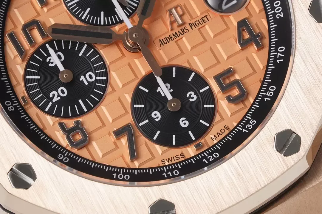 APF공장 오데마피게 로얄오크 오프쇼어 살몬 다이얼 로즈골드 금통 26470