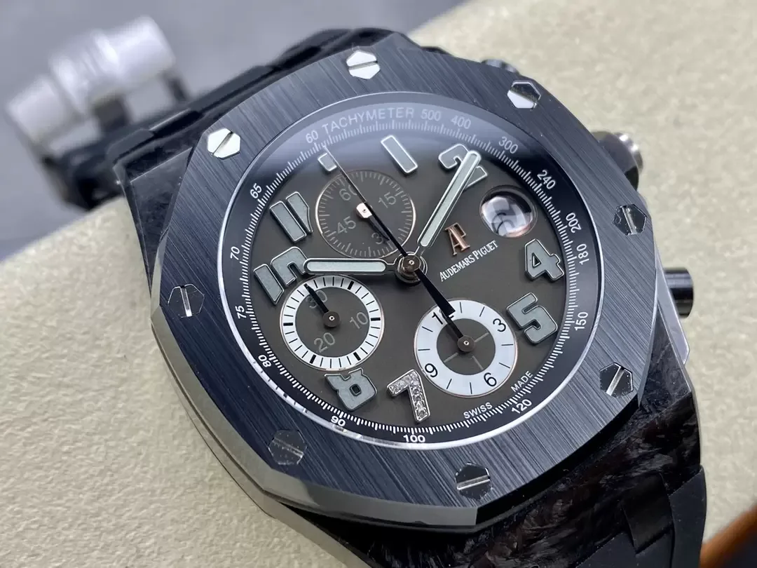 APF공장 오데마피게 로열오크 오프쇼어 크로노그래프 블랙 카본 42mm 26205AU