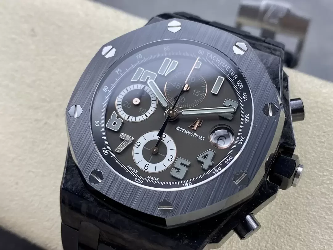 APF공장 오데마피게 로열오크 오프쇼어 크로노그래프 블랙 카본 42mm 26205AU